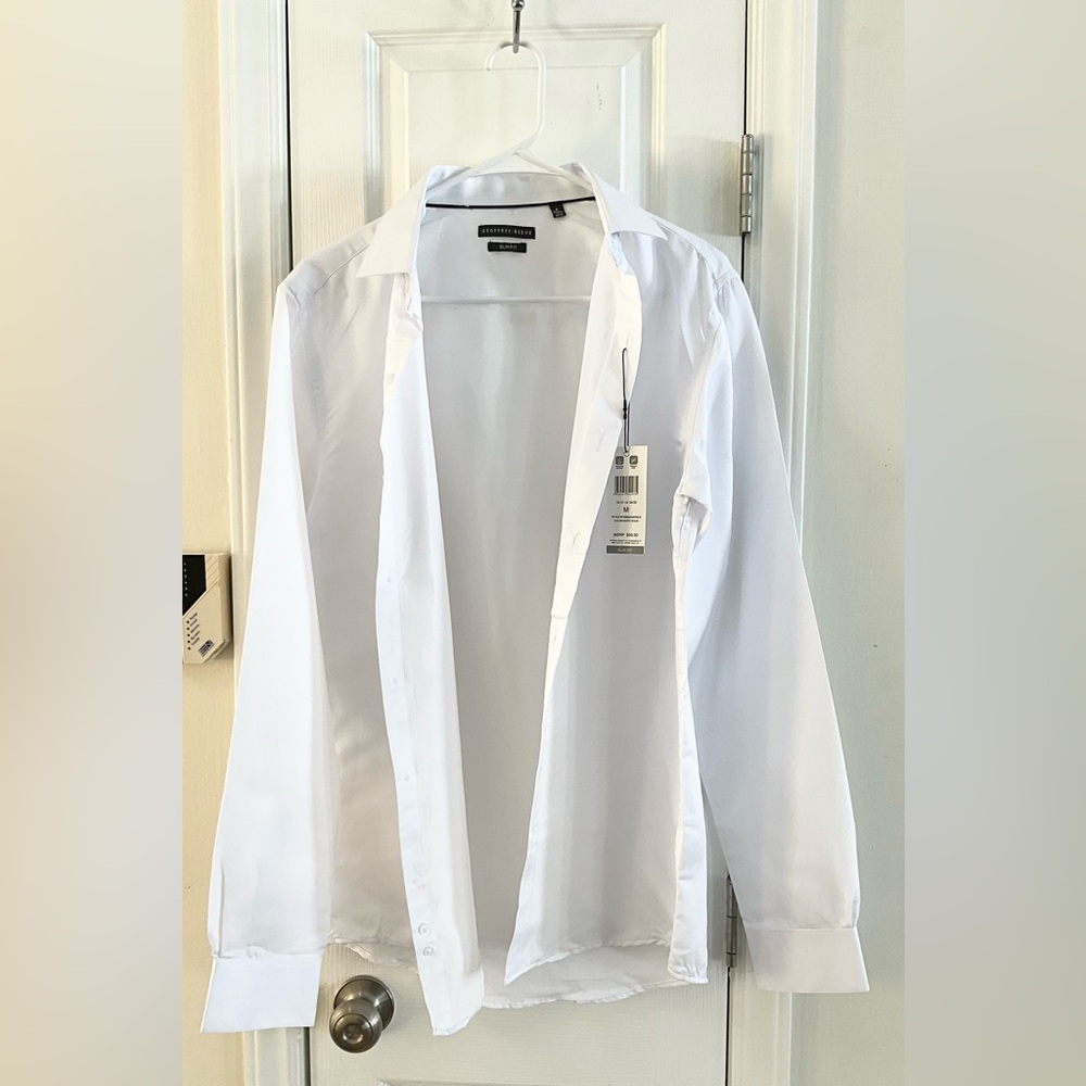 White Dress Shirt Geoffrey Beene medium